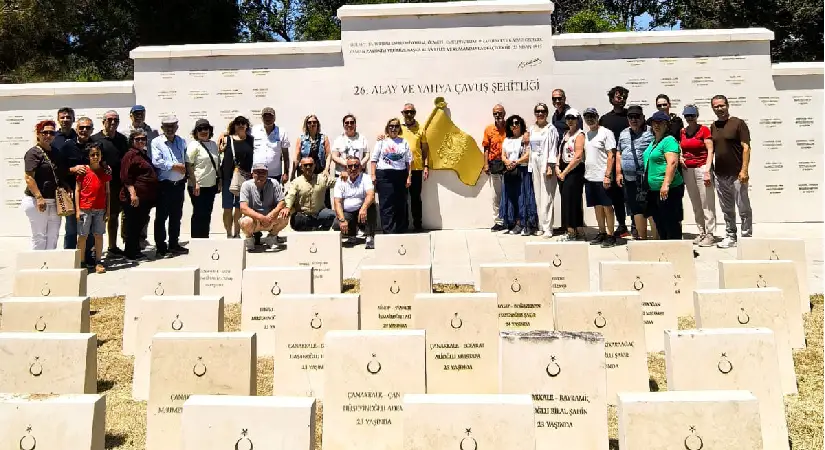 Salihlili iş insanları Çanakkale Zaferi’nin kazanıldığı topraklarda
