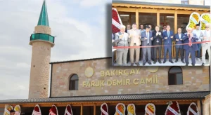 İzmir Bakırçay Üniversitesi Faruk Demir Camii İbadete Açıldı