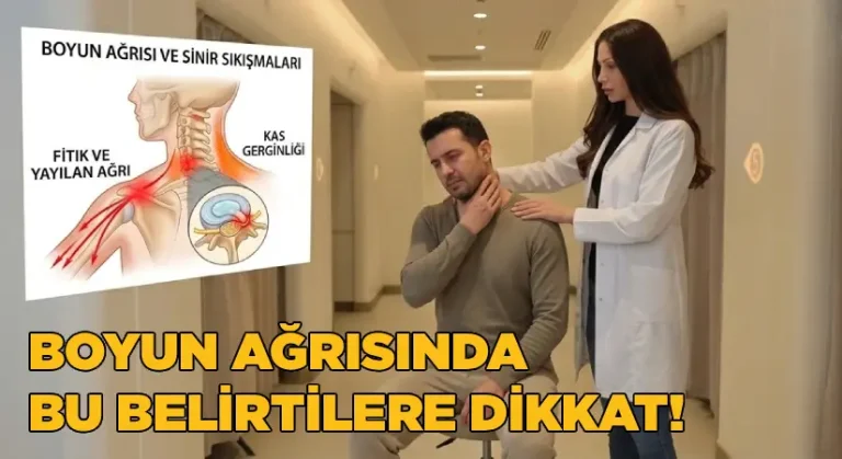 Boyun Ağrısında Bu Belirtilere Dikkat!