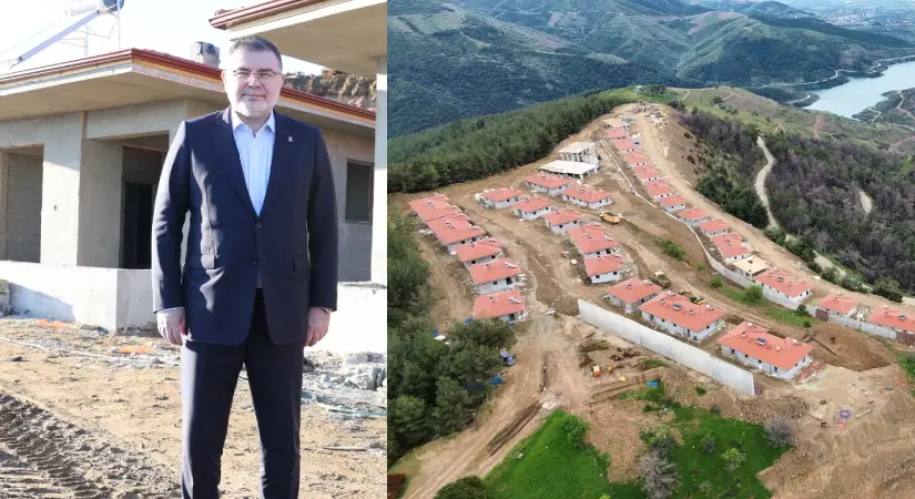 Saygılı, müjdeyi verdi: Ödemiş’te yanan evler, Temmuz sonu teslim ediliyor!
