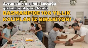 Avrupa’nın peşinden koştuğu gizemli renk geri döndü: 100 yıllık kalıplar Basmane’de yeniden iz bırakıyor!