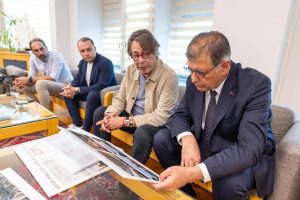 Tugay ve Sepil Göztepe’nin İnciraltı projesini görüştü “Her doğru projeye desteğe hazırız”