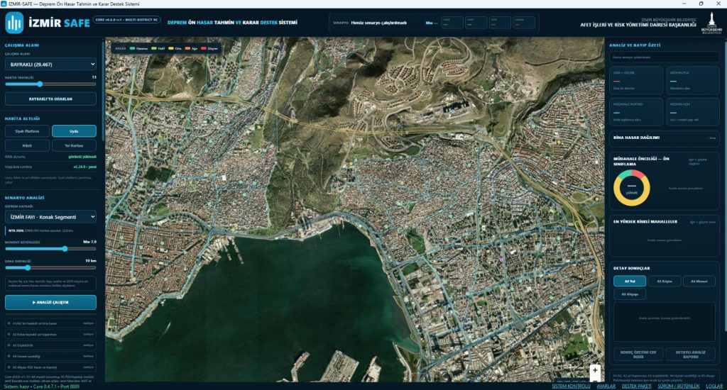 İzmir’de deprem senaryolarına karşı yeni karar destek sistemi: İZMİR-SAFE