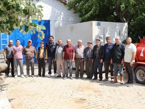 Ödemiş’in Tekke Mahallesi’ndeki üreticilere soğuk hava deposu desteği