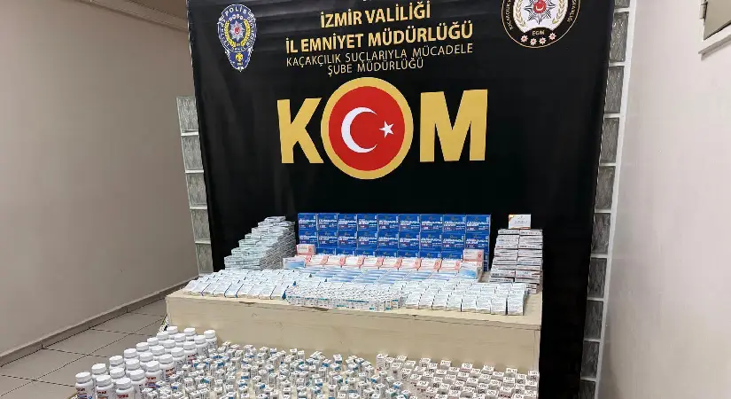 İzmir’de Kaçak İlaç Operasyonu: 6 Şüpheli Yakalandı