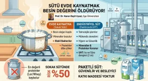 Prof. Dr. Uysal, “Sütü evde kaynatmak besin değerini öldürüyor”