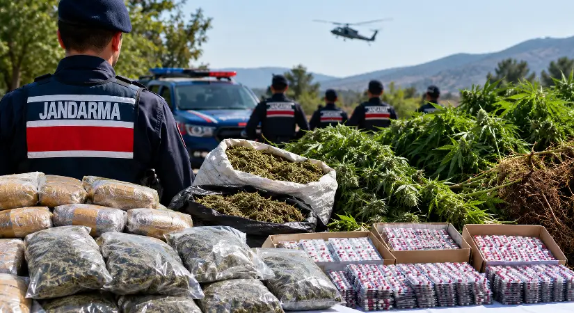 28 ilde operasyon; 548 kilogram uyuşturucu ele geçirildi!