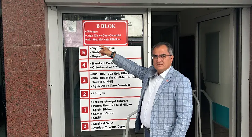 Konak Belediyesinden İzmir Eğitim Diş Hastanesi binasına mühür