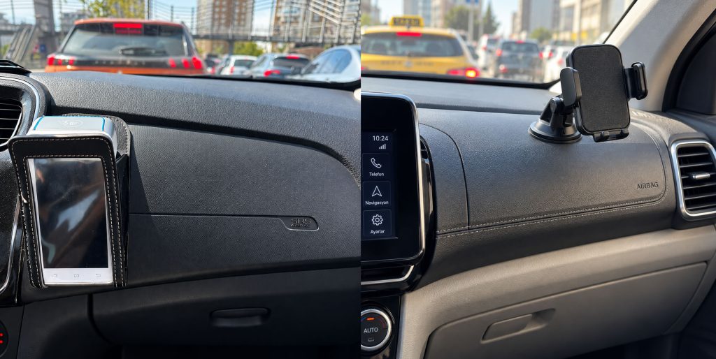 “AIRBAG üzerine POS cihazı, telefon ve eşya koymayın”