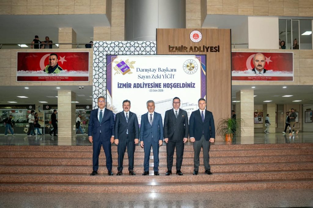 Danıştay Başkanı Zeki Yiğit İzmir Adliyesi’ni ziyaret etti