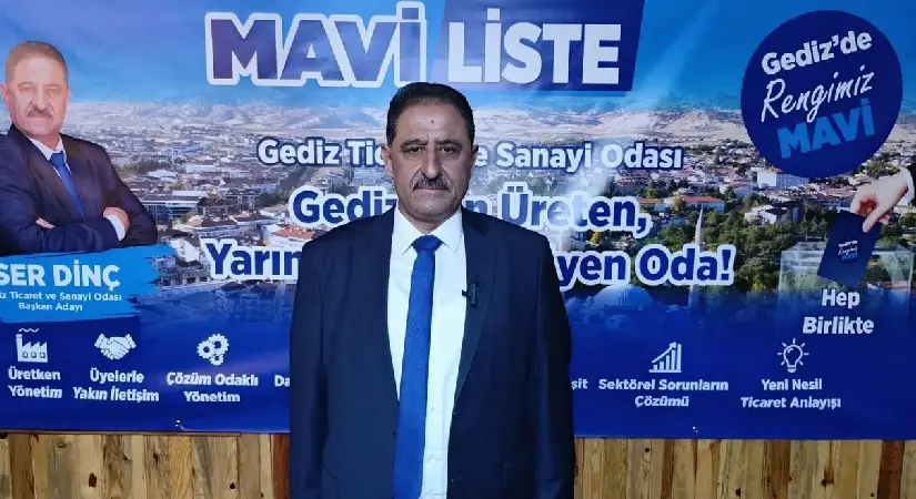 Eser Dinç, Gediz Ticaret ve Sanayi Odası Başkanlığına Aday