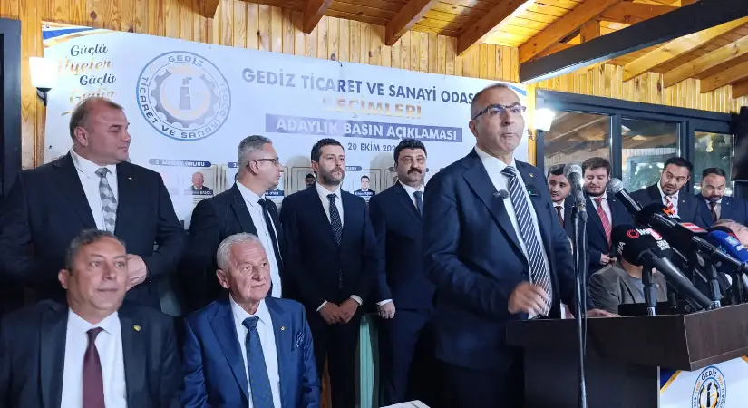 Gediz TSO Başkanı Vedat Öztürk yeniden adaylığını açıkladı