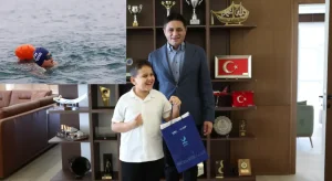 Aliağalı özel yüzücü Kaan Vural açık denize hazırlanıyor